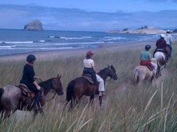 Horseback Riding in Pacific City and at Nehalem Bay State Park in Manzanita, Oregon Coast