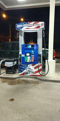 Beautiful new gas pumps!