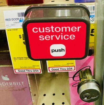 I pressed button for customer service and nobody helped me