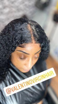 Wig install @ Valentino Virgin Hair