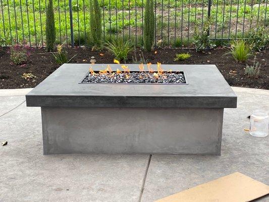 New fire pit!