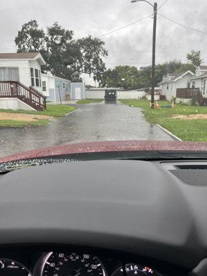 regular flooding due to  broken storm drains