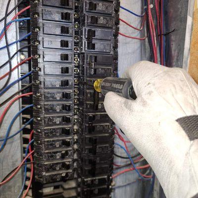 400A , breaker service.