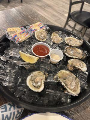 Oysters 19.95  Small