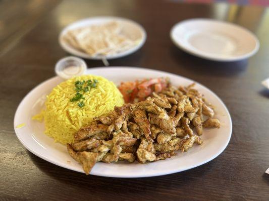 Chicken Shawarma plate