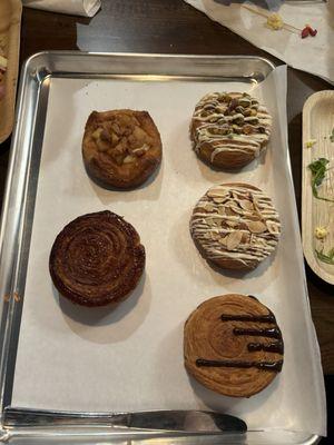 various pastries