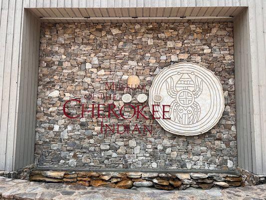 Museum of the Cherokee Indian signage