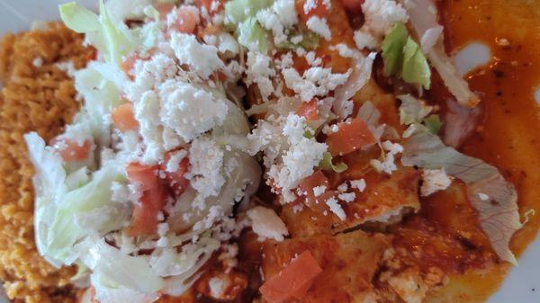 Enchiladas Mexicanas.