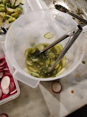 Pickled cucumber - spicy