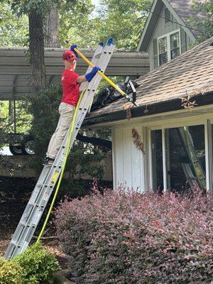 Gutter cleaning