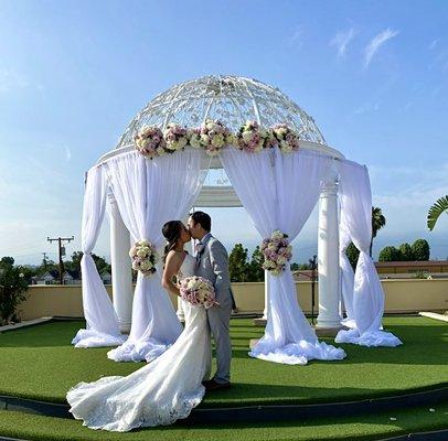 Ceremony Gazebo Draping