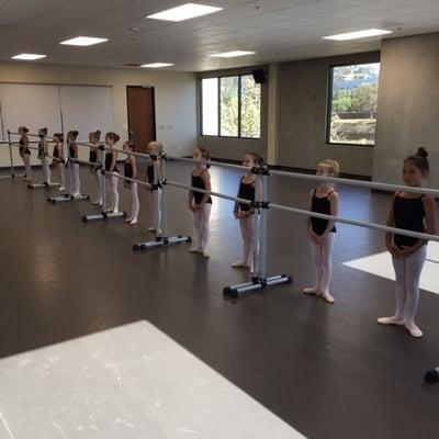 Danceology Academy of Classical Ballet Level 1 Class. The love of ballet starts in 1st position!