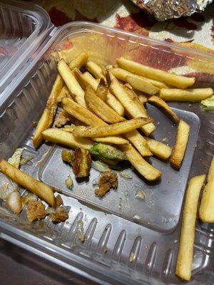 cold fries