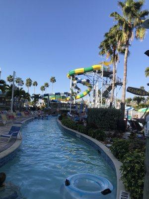 Lazy river at Splash Harbor Water Park, Holiday Inn, Indian Rocks Beach, Tampa Bayq