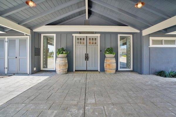 Craftsman style entry doors