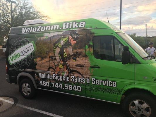 Our new wrap with Greg looking good!