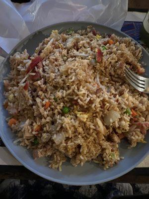 Wow!! Excellent! Pork fried rice