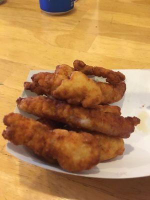 Fried clam strips