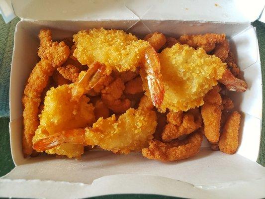 Clam Strips & Butterfly Shrimp