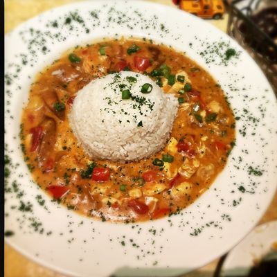 Shrimp and Chicken Gumbo (not authentic but tastes good!)