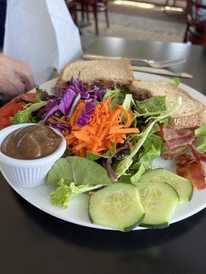 BLT with side salad.