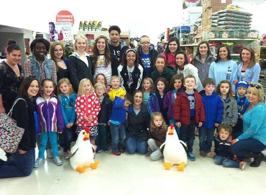 Early Bird Learning Center visiting us during Chick Days