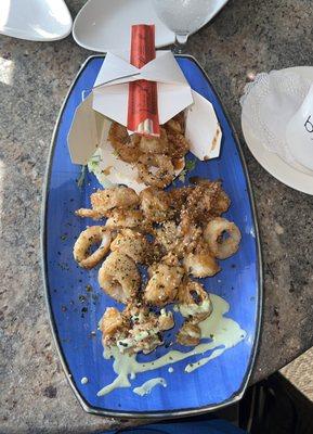 Calamari very good!