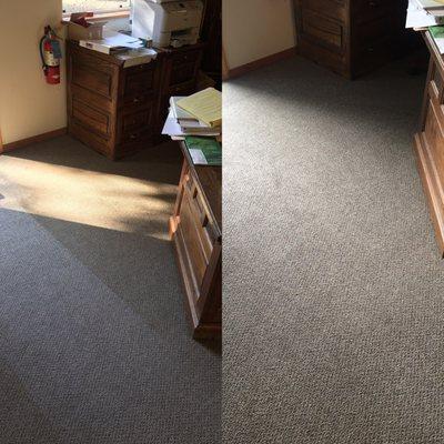 Client thought the carpet was a goner, but MasterCare restored the carpets to tip-top shape!