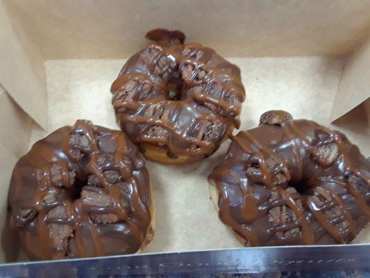 These Turtle (I think that is the name) donuts were made special for us!!  They were Awesome!!