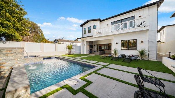 One of our finest new homes built to date! This luxury smart-home in Manhattan Beach has everything.