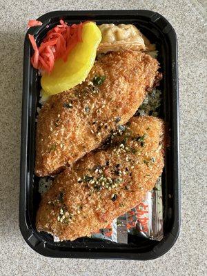 $6.99 fish bento - what a deal!