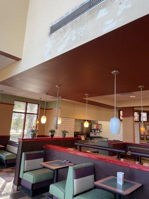 Mold above the dining room