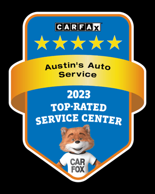 Austin's Auto Service has earned the distinction of being named again in 2023 CARFAX Top-Rated Service Center 4 years in a roll