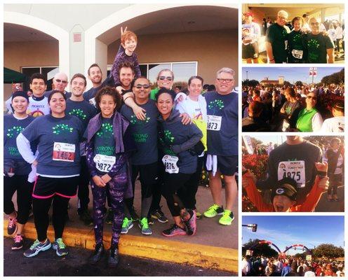 Strong On Health's Fort Worth Turkey Trot Team