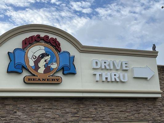 Buc-Ed's beanery, order inside or at drive thru