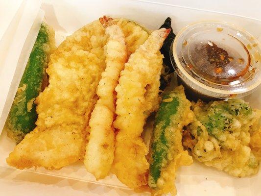 assorted tempura set