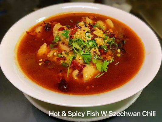 Hot & Spicy Fish W Szechwan Chili