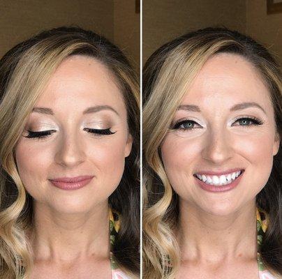 Bride makeup by Ashley