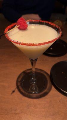 Raspberry White Chocolate Martini