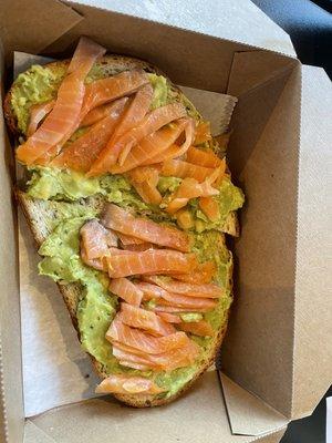 Avocado Toast with Smoked Salmon