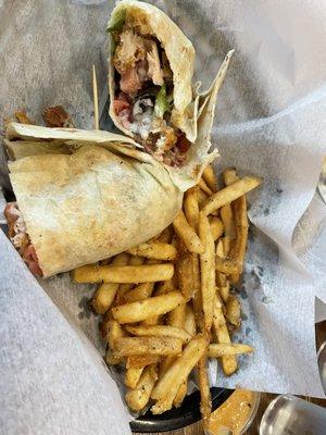 Chicken bacon ranch wrap