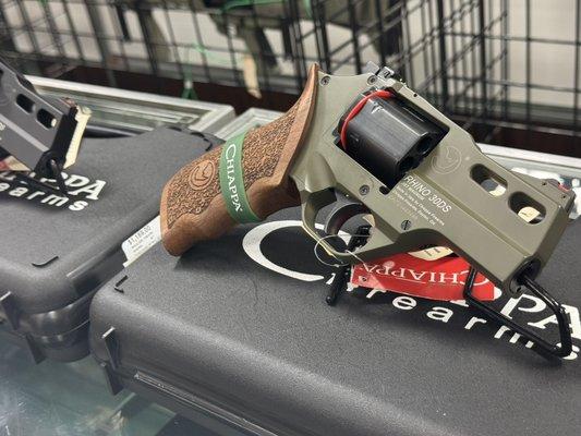 Beautiful one-of-a-kind and hard-to-find CHIAPPA Firearms in-stock. Stop on in and see why everyone is going nuts over these!