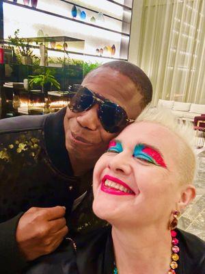 Doug E Fresh getting read by Angel Eyedealism