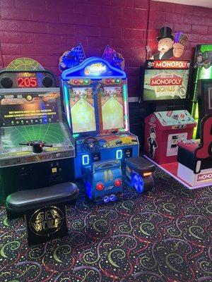 New arcade games.