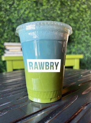 Butterfly Pea Matcha Latte, one of our favorites