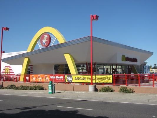 an original McDonald's from the early 1970's.