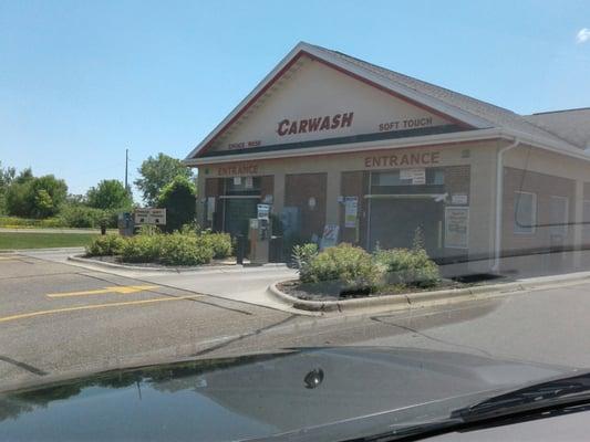 Carwash entrance