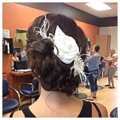 Wedding updo