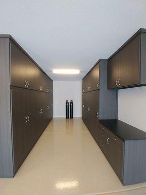 Sleek Garage Cabinetry