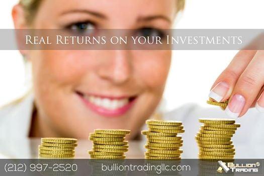 Gold - REAL returns on your investment!  Buy gold online!